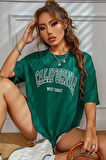 Unisex California West Coast Baskılı Tasarım Tshirt