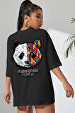 Unisex Panda Baskılı Kısa Kol T-shirt