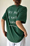 Unisex Hey you Baskılı Tasarım Tshirt