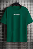 Unisex Brooklyn Baskılı Tasarım Tshirt