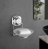 Delmeye Son Yapışkanlı Katı Sabunluk Düzenleyici Krom YK-713 A-12