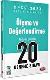 Data Yayınları KPSS Eğitim Bilimleri Ölçme ve Değerlendirme 20 Deneme