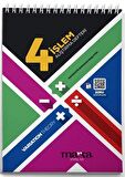Tüm ÖSYM ve MEB Sınavları için 4 işlem Matematik Alıştırma Defteri