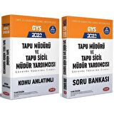 Data 2023 GYS Tapu Kadastro Tapu Müdürü ve Tapu Sicil Müdür Yardımcısı Konu + Soru 2 li Set Görevde Yükselme Data Yayınları
