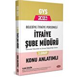 Data 2023 GYS Belediye İtfaiye Şube Müdürü 3. Grup Konu Anlatımlı Görevde Yükselme Data Yayınları