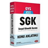 Data 2023 GYS SGK Konu Anlatımlı Görevde Yükselme Data Yayınları