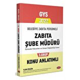 Data 2023 GYS Belediye Zabıta Şube Müdürü 3. Grup Konu Anlatımlı Görevde Yükselme Data Yayınları