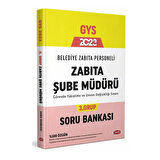 Data GYS Belediye Zabıta Şube Müdürü 3. Grup Soru Bankası Görevde Yükselme Data Yayınları