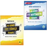 49 Günde TYT Matematik ve Türkçe Kampı 2 li Set