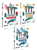 Toprak Yayınları 2024 TYT Matematik Türkçe ve TYT AYT Geometri Soru Bankası 3 Kitap Set