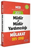 Data 2023 GYS MEB Müdür ve Yardımcılığı Mülakat Soru Cevap Kitabı Data Yayınları
