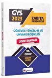 2023 GYS Zabıta Amiri Soru Bankası Görevde Yükselme Memur Sınav Yayınları
