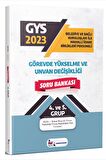 2023 GYS Belediye ve Bağlı Kuruluşları ile Mahalli İdare Birlikleri 4. ve 5. Grup Soru Bankası Memur Sınavın Yayınları