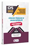 2023 GYS Belediye ve Bağlı Kuruluşları ile Mahalli İdare Birlikleri 3. Grup Soru Bankası Memur Sınav Yayınları