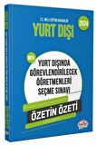 2024 MEB Yurt Dışında Görevlendirilecek Öğretmenleri Seçme Sınavı Özetin Özeti Editör Yayınları