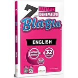 7. Sınıf İngilizce Bla Bla Haftalık Denemeler