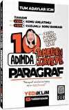 Yediiklim Tüm Adaylar İçin 10 Adımda Paragraf Video Konu Anlatımlı ve Video Çözümlü Soru Bankası