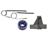 Kayoto Audi A3 2003-2008 Cam Kriko Teli Arka Sol Tamir Takımı KY26470T