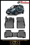 Rizline Fiat Fiorino Dizel 2023 Model 3D Havuzlu Paspas