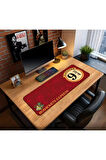 Harry Potter Hogwarts Oyun Gaming Klavye Mouse Pad Kaymaz Taban Kenarları Dikişli Su Geçirmez Masa Matı 70x30 cm