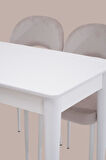 Melisa MDF Lak Panel Açılır Mutfak Masası 60x100