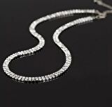 Kadın Taşlı Iki Sıra Choker Kolye