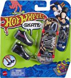 Hot Wheels Skate Parmak Kaykay ve Ayakkabı Paketleri̇ Bright Flight HNG30
