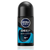 Nıvea Men Deep Akti̇f Karbon 50 Ml Paket (3 Adet)