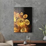 Decovetro Cam Tablo Bitcoin Gold