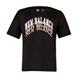 New Balance NB Womens Lifestyle T-shirt Kadın Siya