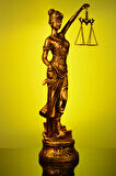 Adalet Tanrıçası Themis Battal Boy Bronz Heykel Biblo