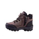 M2S Kahverengi Erkek Çocuk Kauçuk Taban Bot