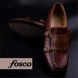 Fosco Kahverengi Erkek Hakiki Deri Kemerli Klasik Ayakkabı