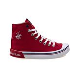 Polo Club Kırmızı Erkek Uzun Keten Spor Ayakkabı