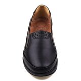 M2S Siyah Hakiki Deri Ortopedik Lastikli Anne Ayakkabıs