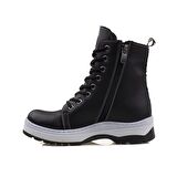 M2S Siyah Kız Çocuk Patik Love Postal Bot