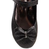 M2S Siyah Sim Kaplama Cırtlı Babet