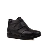 Trend Adımlar Siyah Lastikli Kadın Comfort Casual Bot