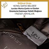 Levidor Platin Monogram Kadın El Çantası