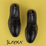 Slayka Siyah Spectacular Erkek Eva Taban Klasik Ayakkabı