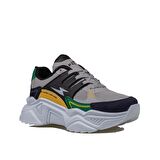 Trend Adımlar Yeşil Enerjik Kalın Taban Kadın Sneaker