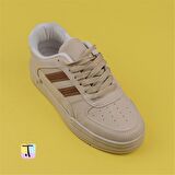 Trend Adımlar Kahverengi Sportline Kadın Sneaker