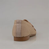 Trend Adımlar Bej Triko Kadın Sonsuzluk Logolu Babet