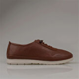 Trend Adımlar Taba ComfortFit Ortopedi Kadın Lastikli Günlük Ayakkabı