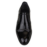 M2S Siyah Rugan Erkek Bağcıksız Klasik Ayakkabı