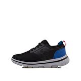 Trend Adımlar Siyah Hafif Faylon Memory Foam Lastikli Çocuk Sneaker