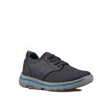 Trend Adımlar Füme Hafif Faylon Memory Foam Lastikli Çocuk Sneaker