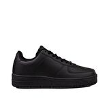 Trend Adımlar Siyah Force Memory Foam Tabanlı Mevsimlik Unisex Sneaker