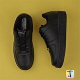 Trend Adımlar Siyah Force Memory Foam Tabanlı Mevsimlik Unisex Sneaker