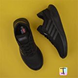 Trend Adımlar Siyah Comfortable Unisex Yürüyüş Spor Ayakkabı